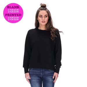 LYNETTE BLACK SWEATER BLANK