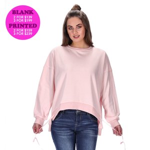 ANEKA PINK SWEATER BLANK