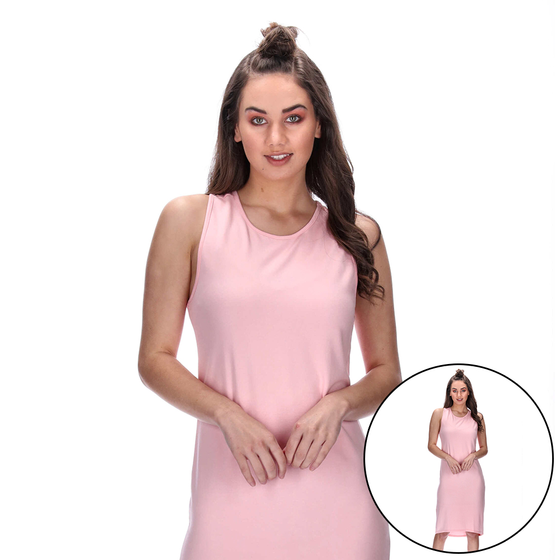 BRIANA DRESS PINK BLANK