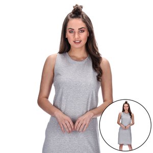 BRIANA DRESS GREY MARLE BLANK