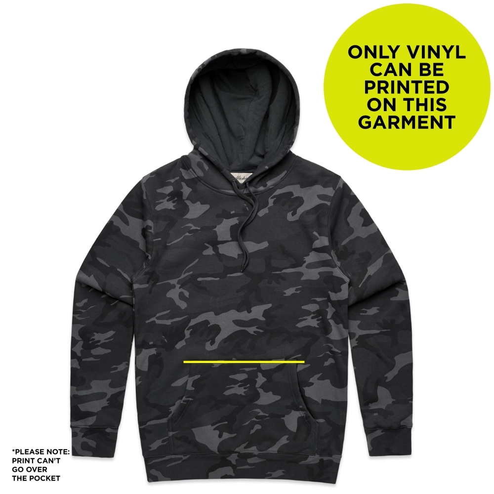 Black shop camo hoodies