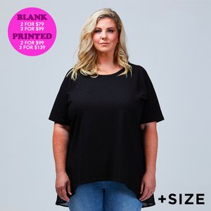 CHARLOTTE PLUS BLANK T-SHIRT